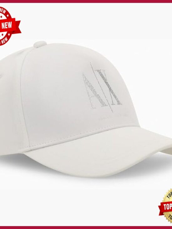 Studded Logo Baseball Cap 100% Cotton